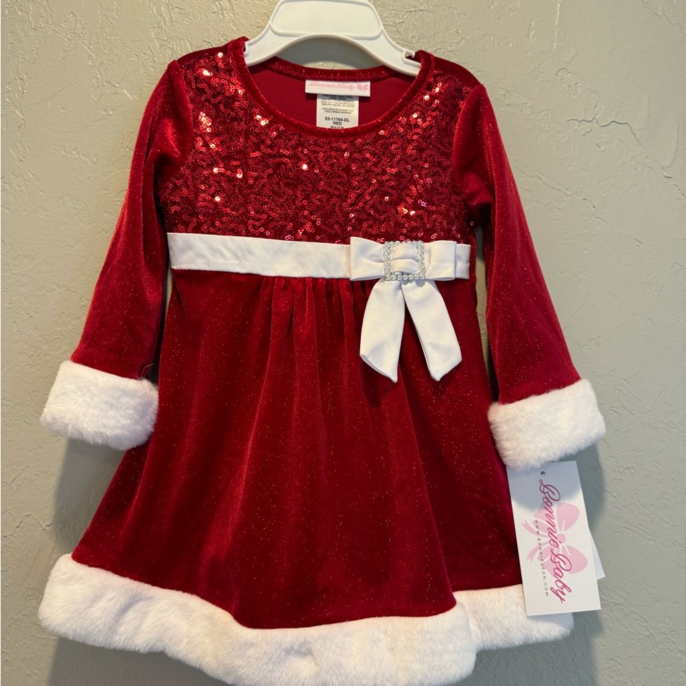Bonnie Baby
Red Santa dress 
18months